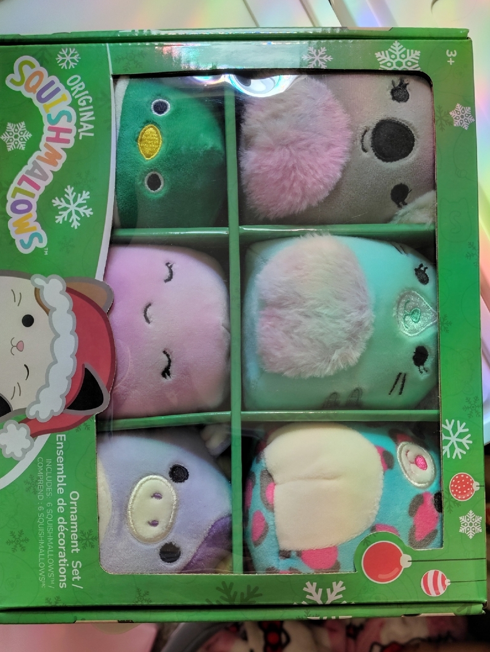 Squishmallows Plush Ornament Set